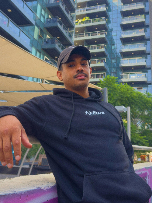 Kultura Black Hoodie