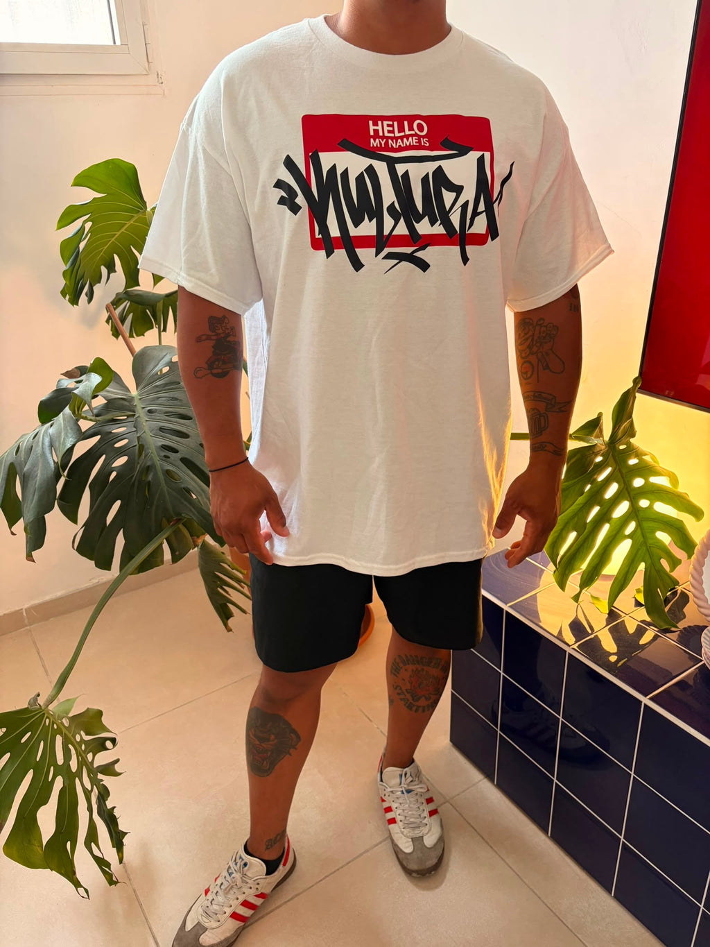 GRAFFITI TAG 'HELLO MY NAME IS - KULTURA' t-shirt