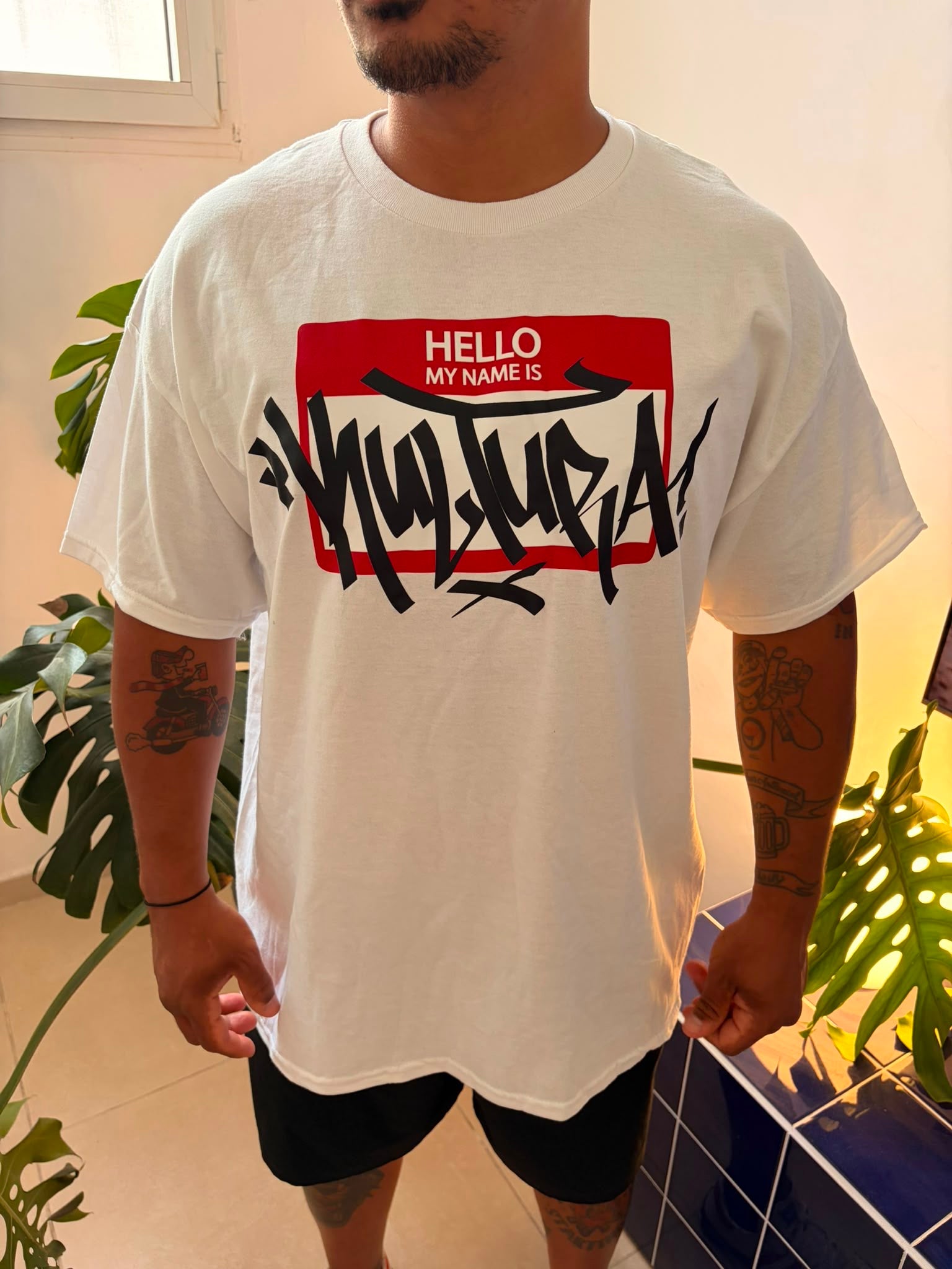 GRAFFITI TAG 'HELLO MY NAME IS - KULTURA' t-shirt